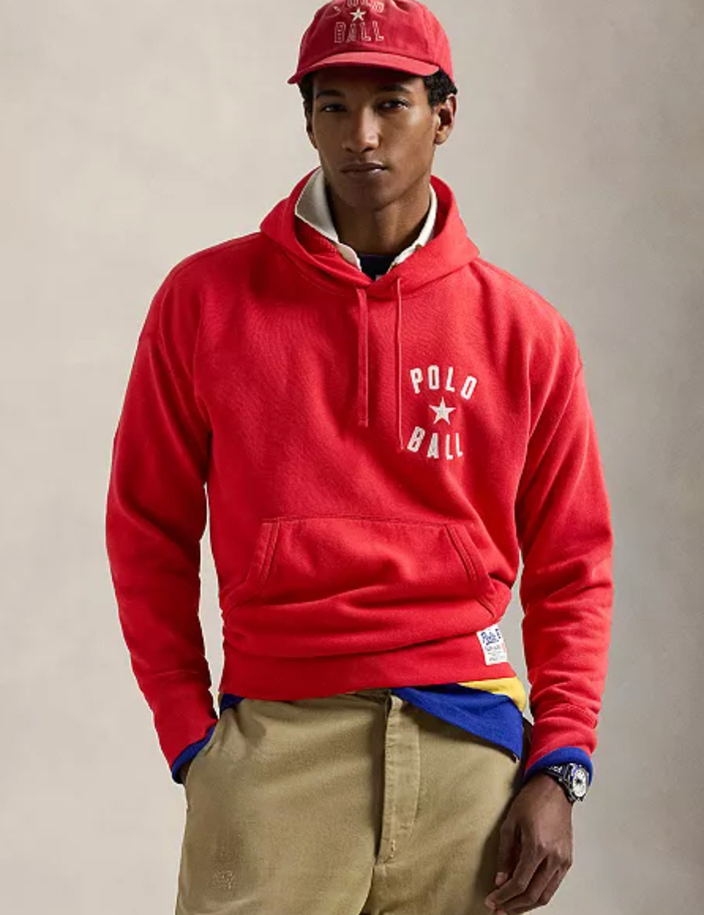 POLO RALPH LAUREN HOODIE POLO BALL VINTAGE FIT SIZE XL